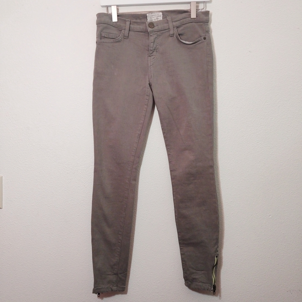 Current/Elliott The Ankle Skinny With Zippers 27